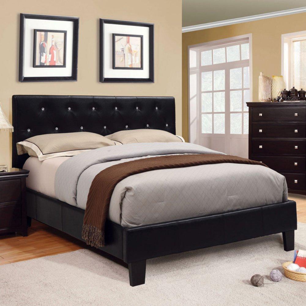 Furniture of America Azaleh Queen Upholstered Panel Bed CM7431Q-BED IMAGE 1