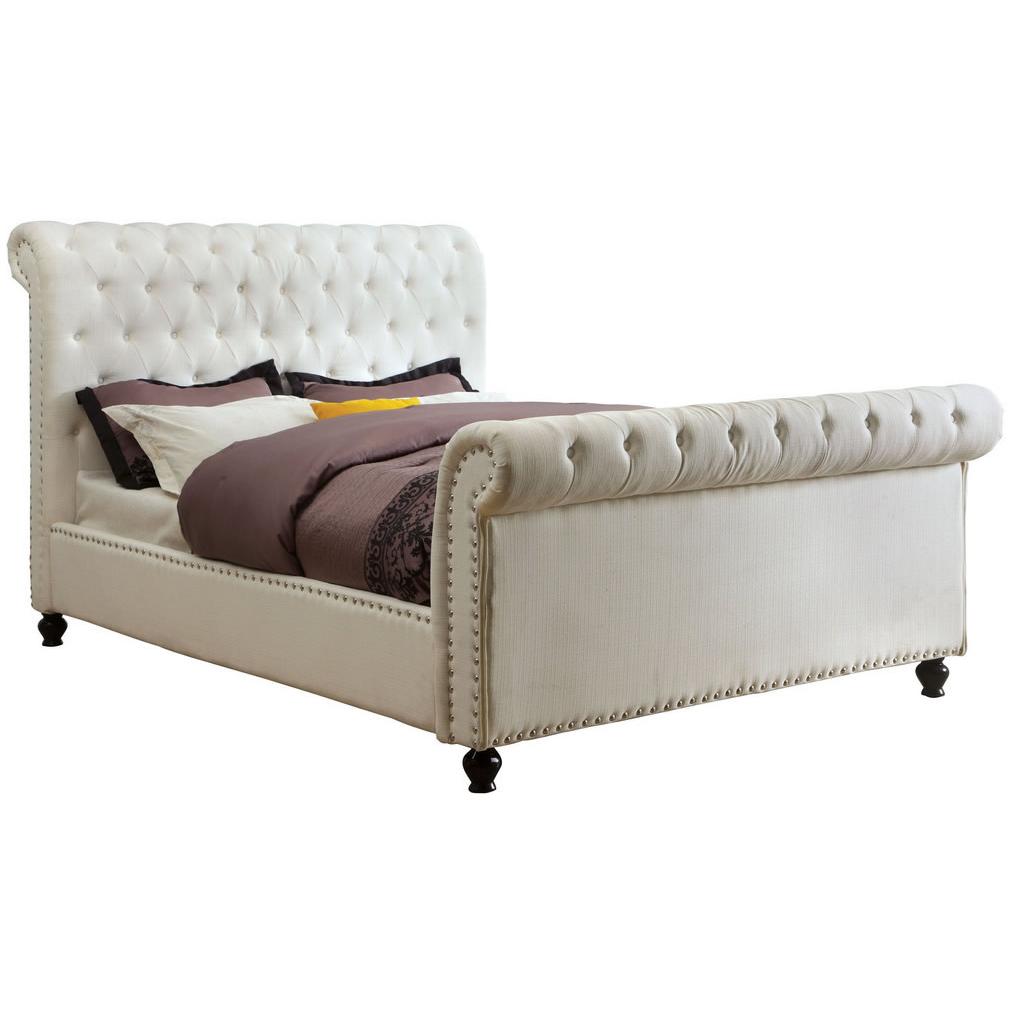 Furniture of America Bennett King Bed CM7603WH-EK-BED IMAGE 1
