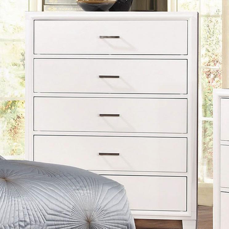 Furniture of America Enrico I 5-Drawer Chest CM7068WH-C IMAGE 1