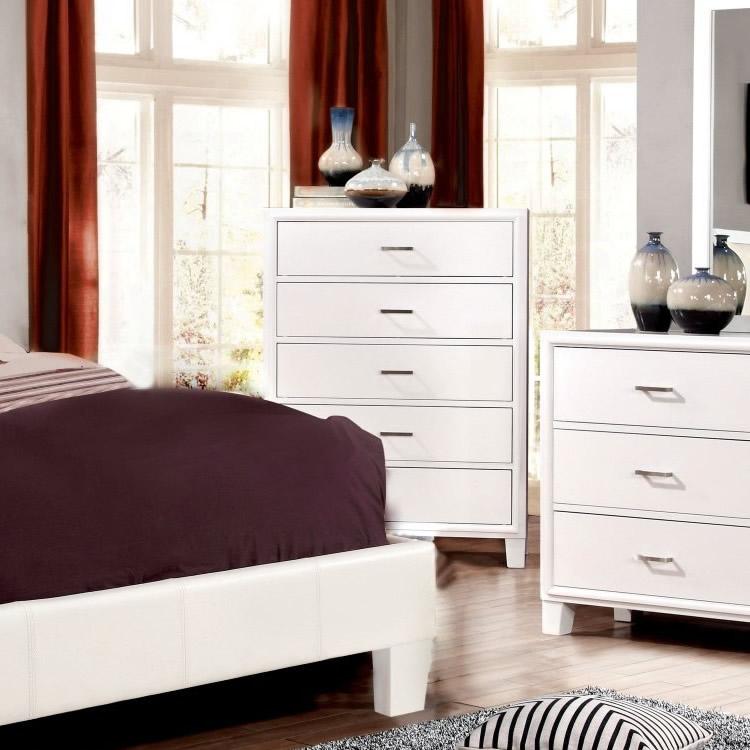 Furniture of America Enrico I 5-Drawer Chest CM7068WH-C IMAGE 2