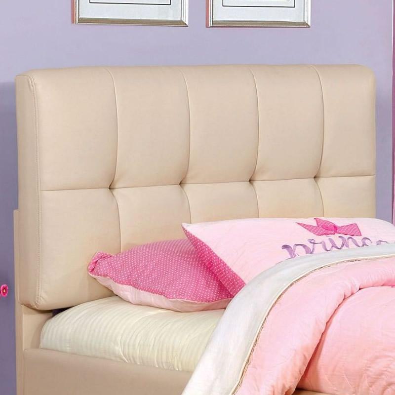 Furniture of America Cressida Twin Upholstered Panel Bed CM7725BG-T-BED IMAGE 2