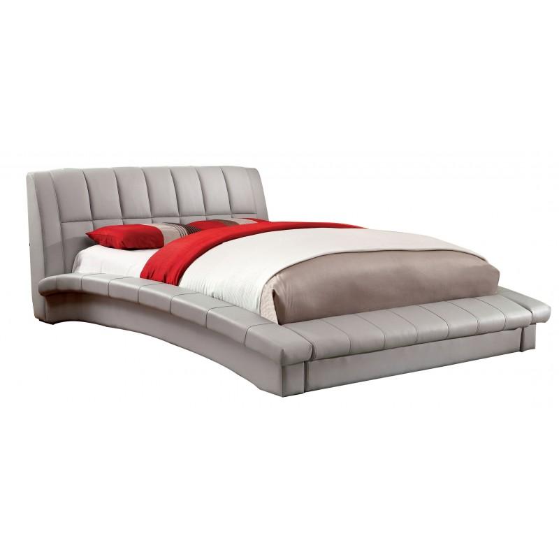 Furniture of America Vizela Full Upholstered Platform Bed CM7604GY-F-BED IMAGE 1