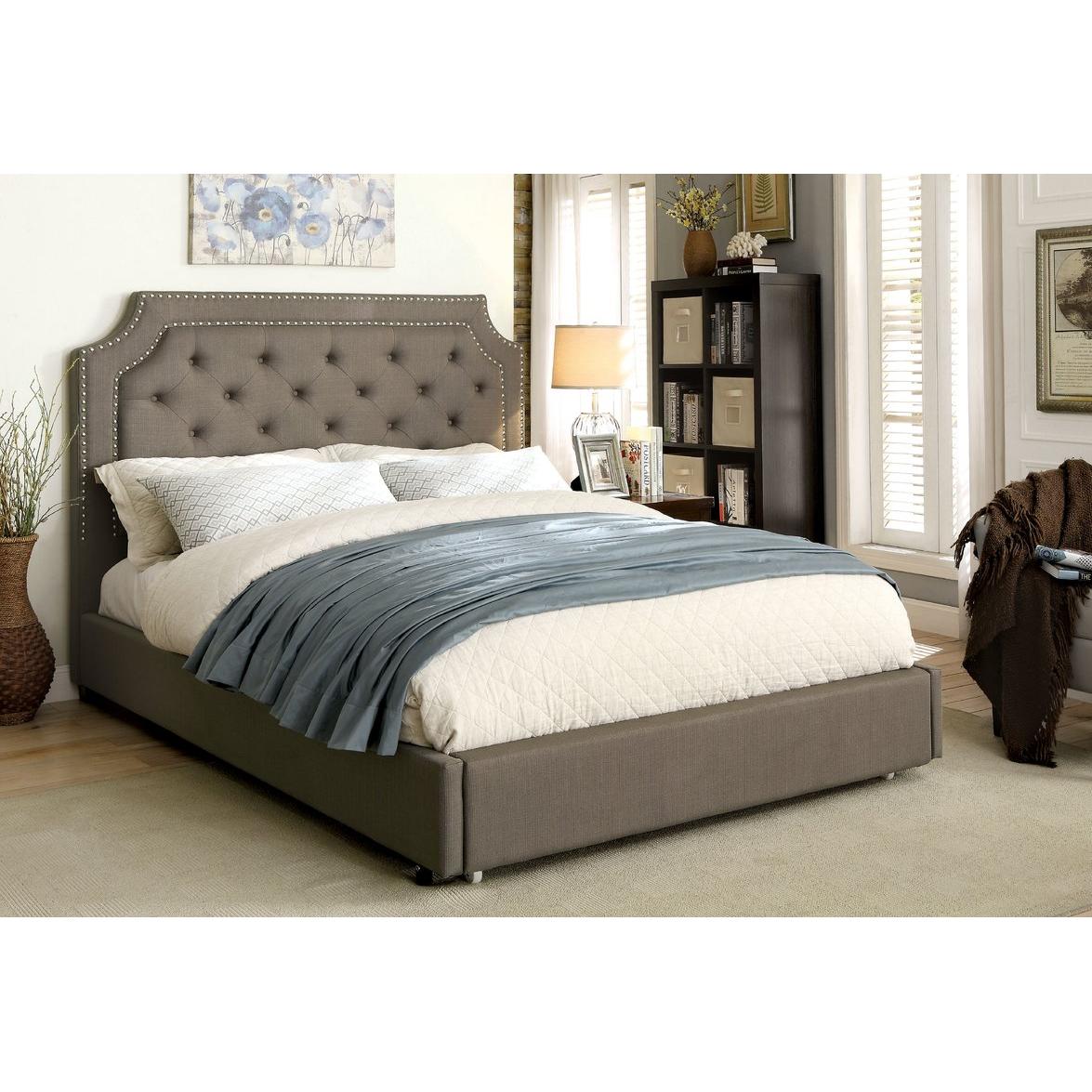 Furniture of America Orianna California King Upholstered Panel Bed CM7674CK-BED IMAGE 8