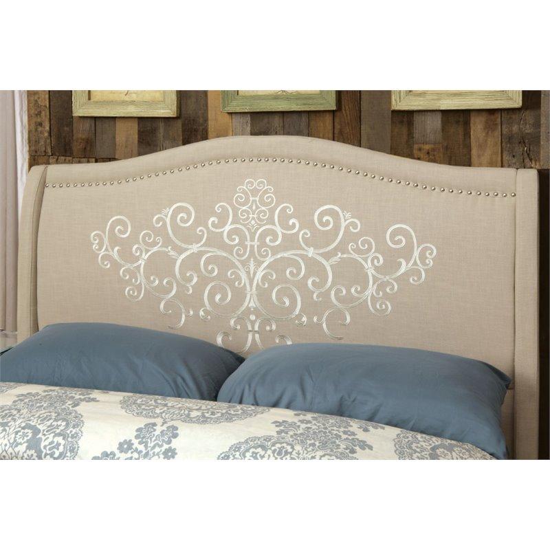 Furniture of America Karissa King Upholstered Panel Bed CM7698EK-BED IMAGE 3