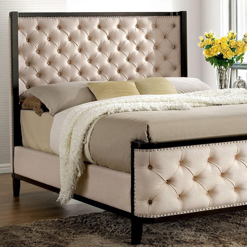 Furniture of America Chanelle King Panel Bed CM7210EK-BED IMAGE 3