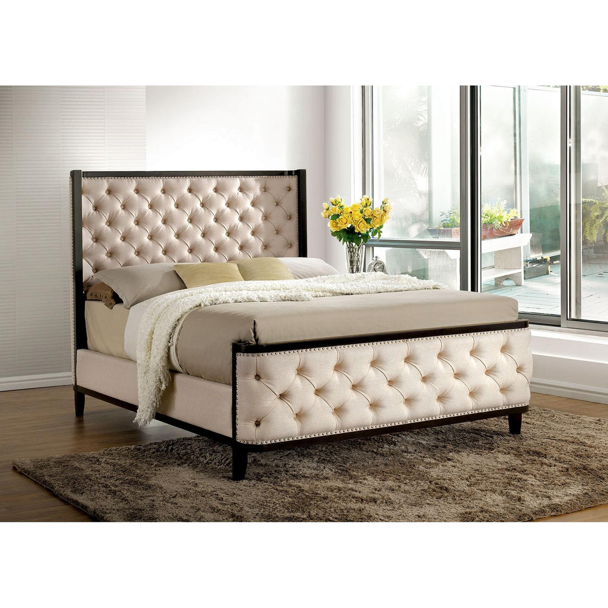 Furniture of America Chanelle Queen Panel Bed CM7210Q-BED IMAGE 5