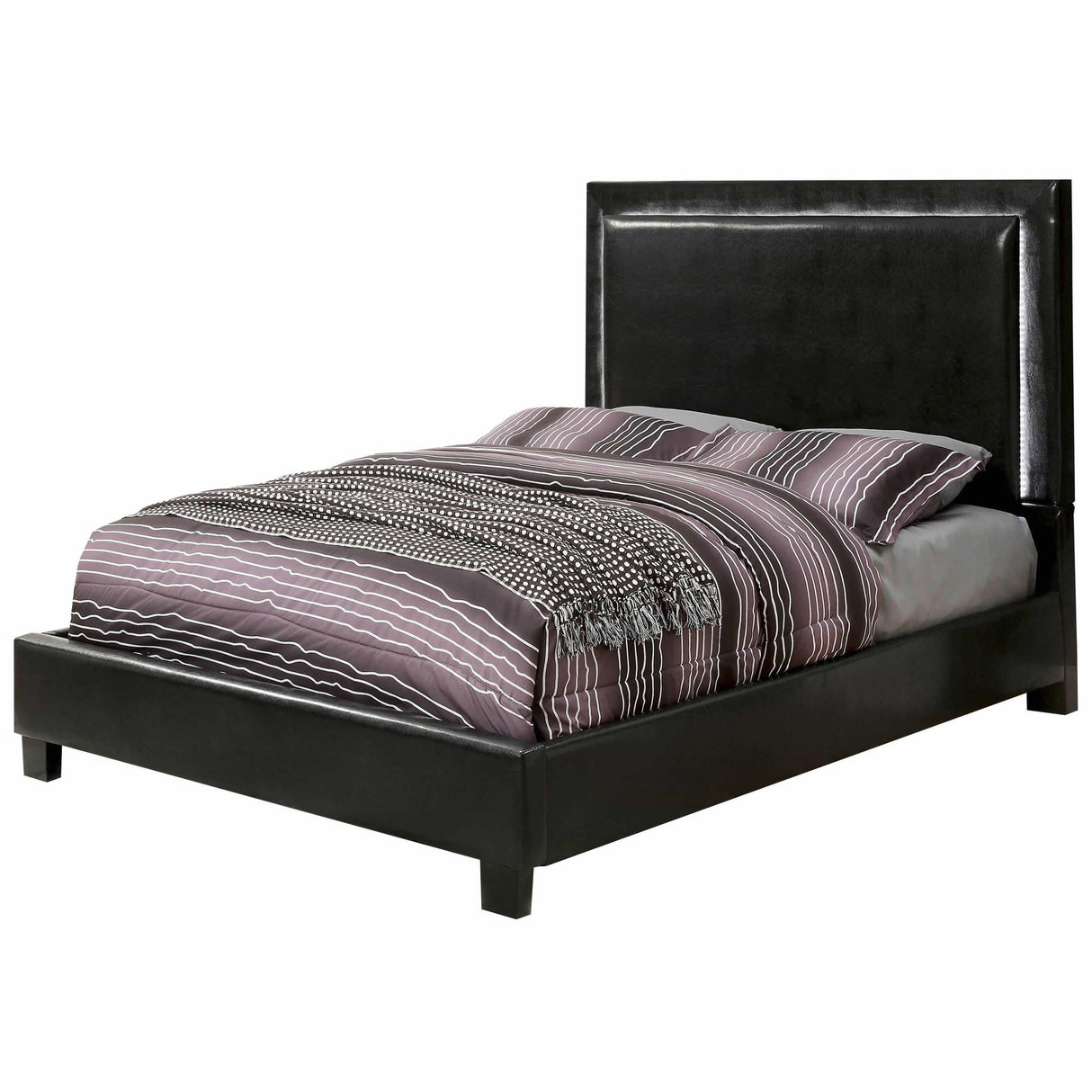 Furniture of America Erglow II Twin Upholstered Panel Bed CM7696T-BED IMAGE 1