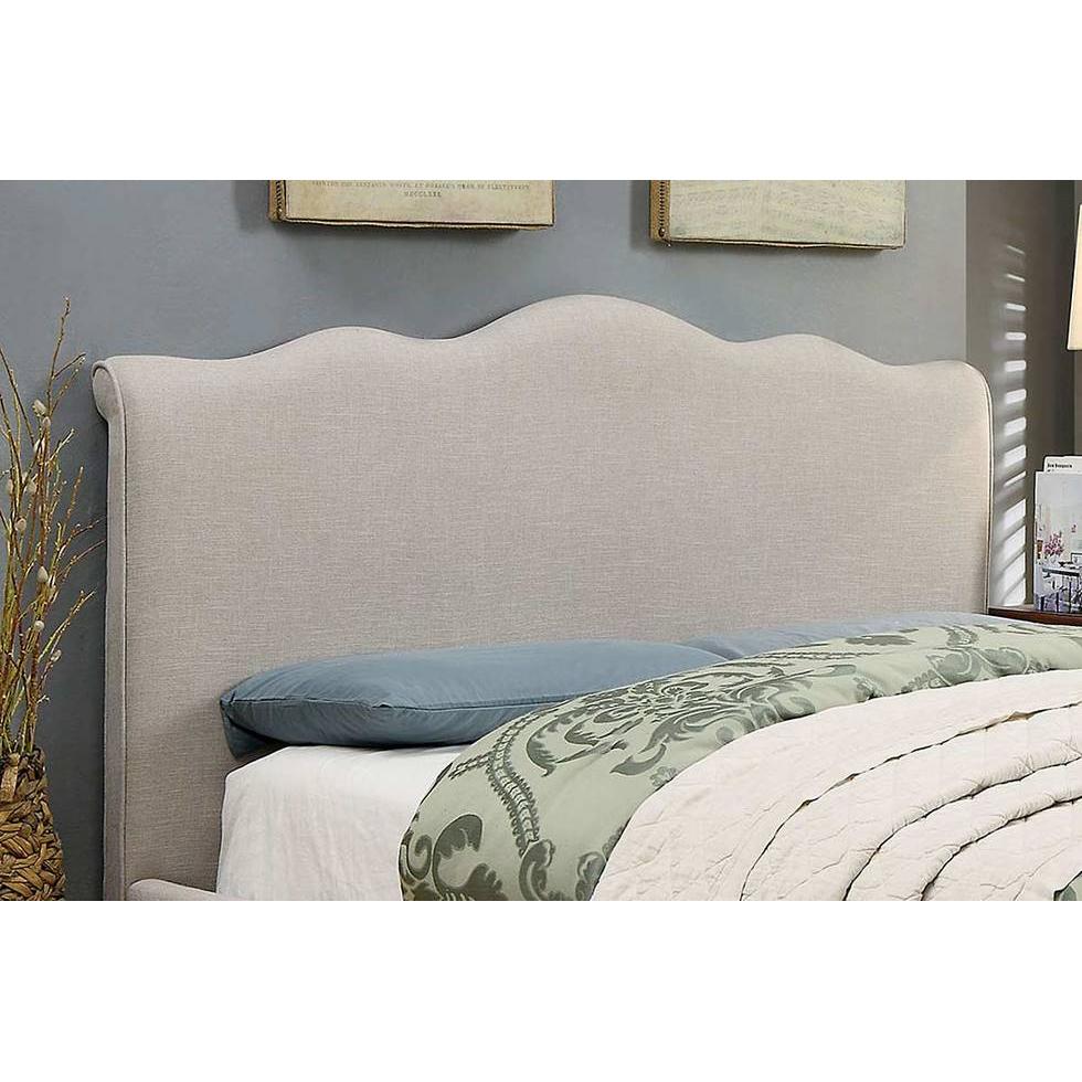Furniture of America Rolanda Full Upholstered Panel Bed CM7722F-BED IMAGE 2