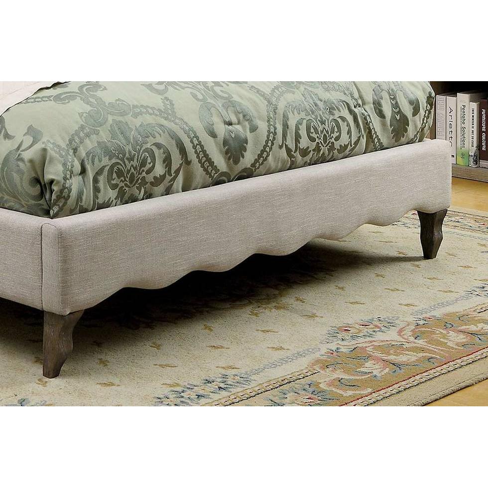 Furniture of America Rolanda Full Upholstered Panel Bed CM7722F-BED IMAGE 3