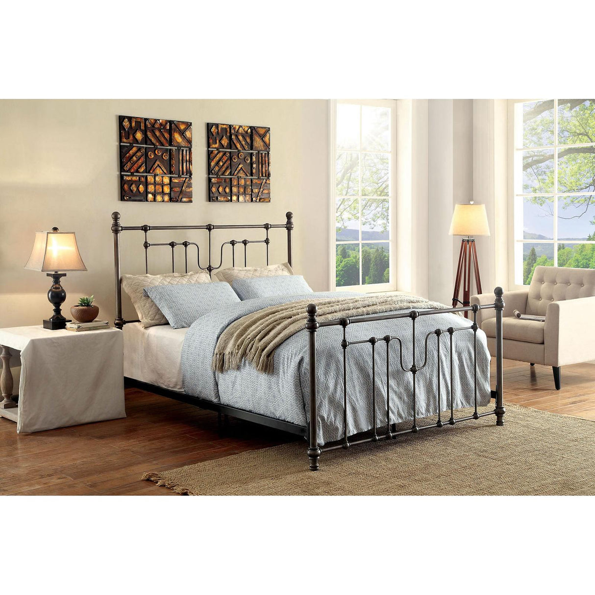 Furniture of America Elysia California King Bed CM7717CK IMAGE 2