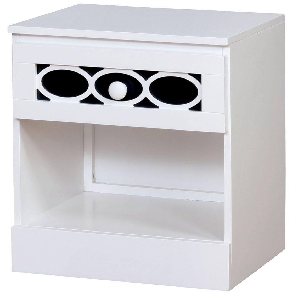 Furniture of America Cammi 1-Drawer Kids Nightstand CM7853BL-N IMAGE 1