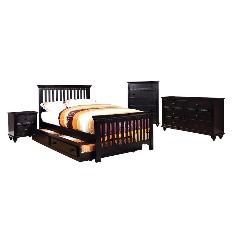Furniture of America Caspian 6-Drawer Kids Dresser CM7920BK-D IMAGE 3