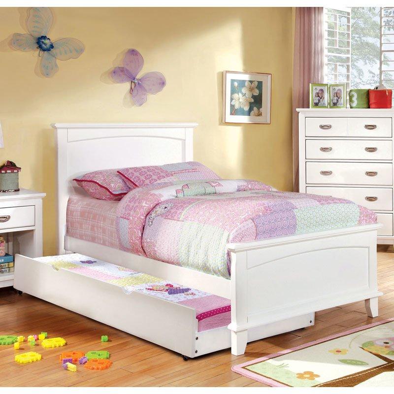 Furniture of America Kids Beds Bed CM7909WH-F-BED IMAGE 1