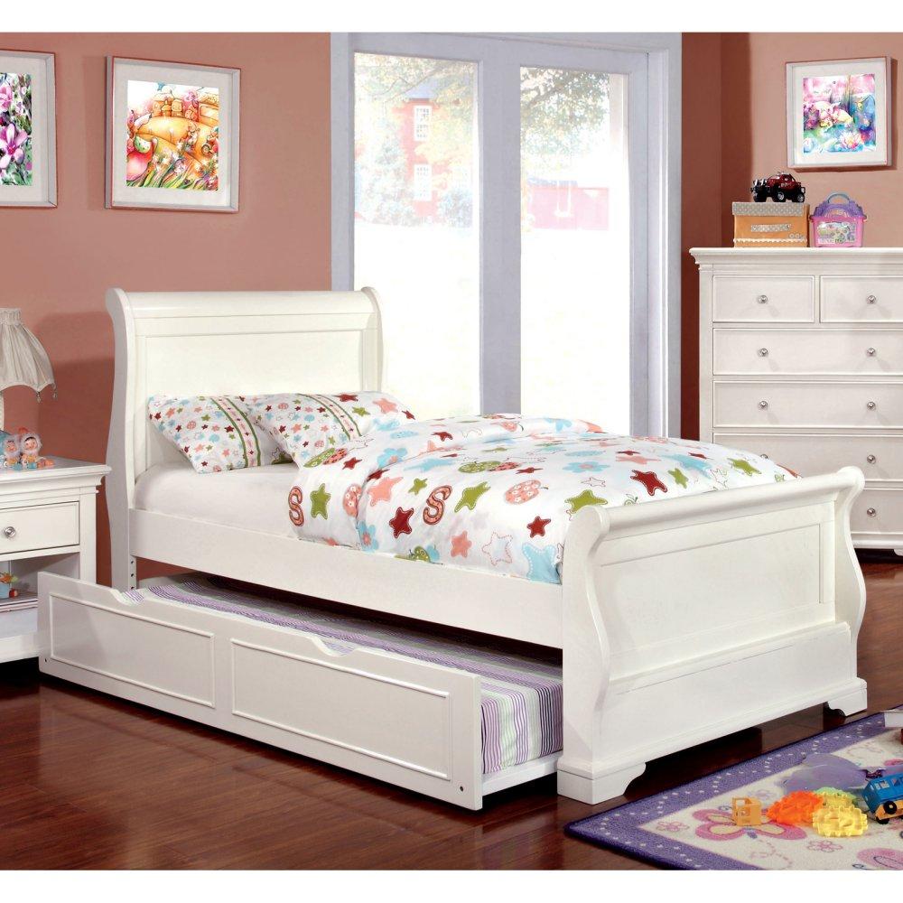 Furniture of America Kids Beds Bed CM7944WH-T-BED IMAGE 1