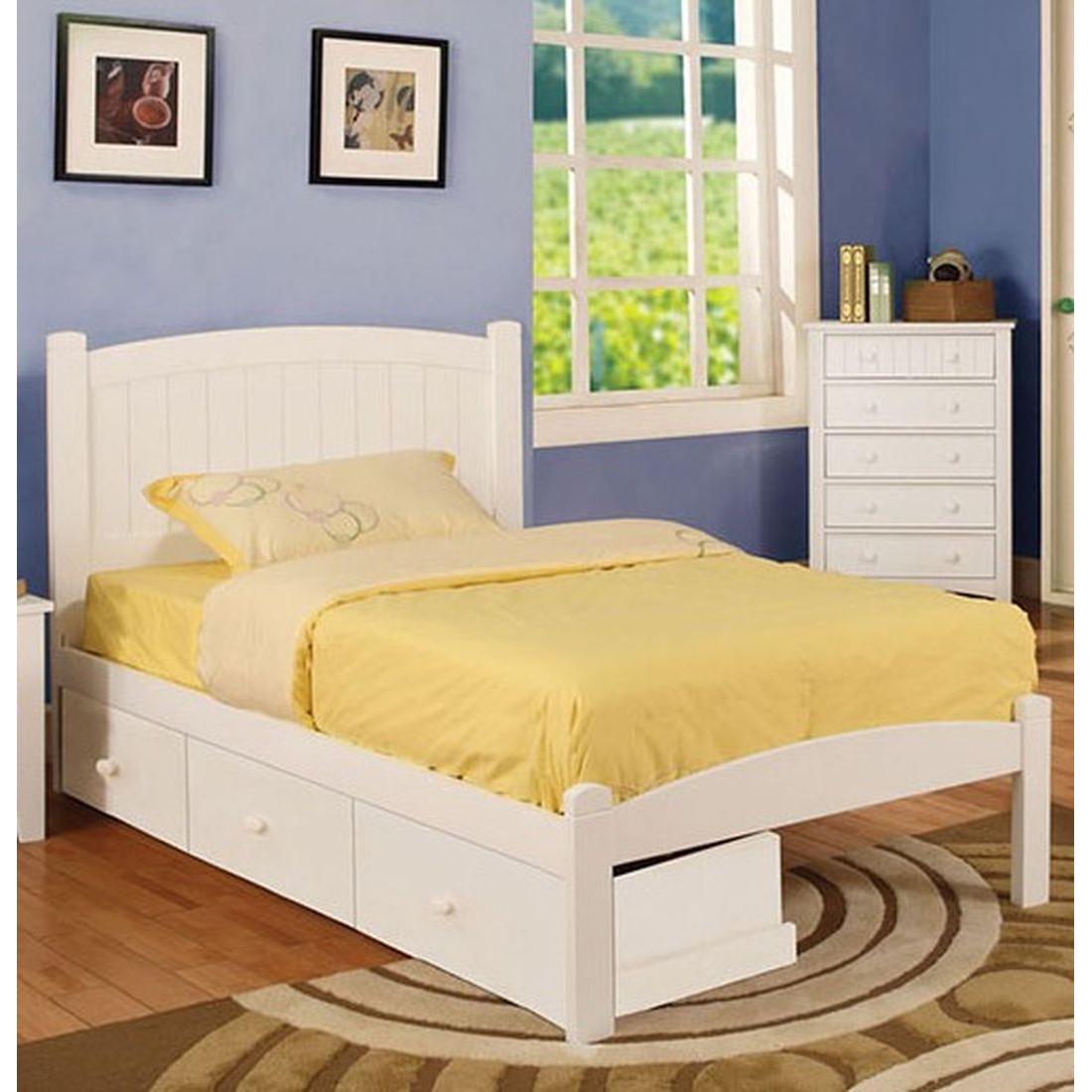 Furniture of America Kids Beds Bed CM7902WH-F-BED IMAGE 2