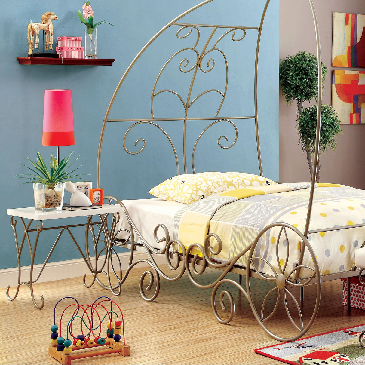 Furniture of America Enchant Kids Nightstand CM7705CPN-N IMAGE 2