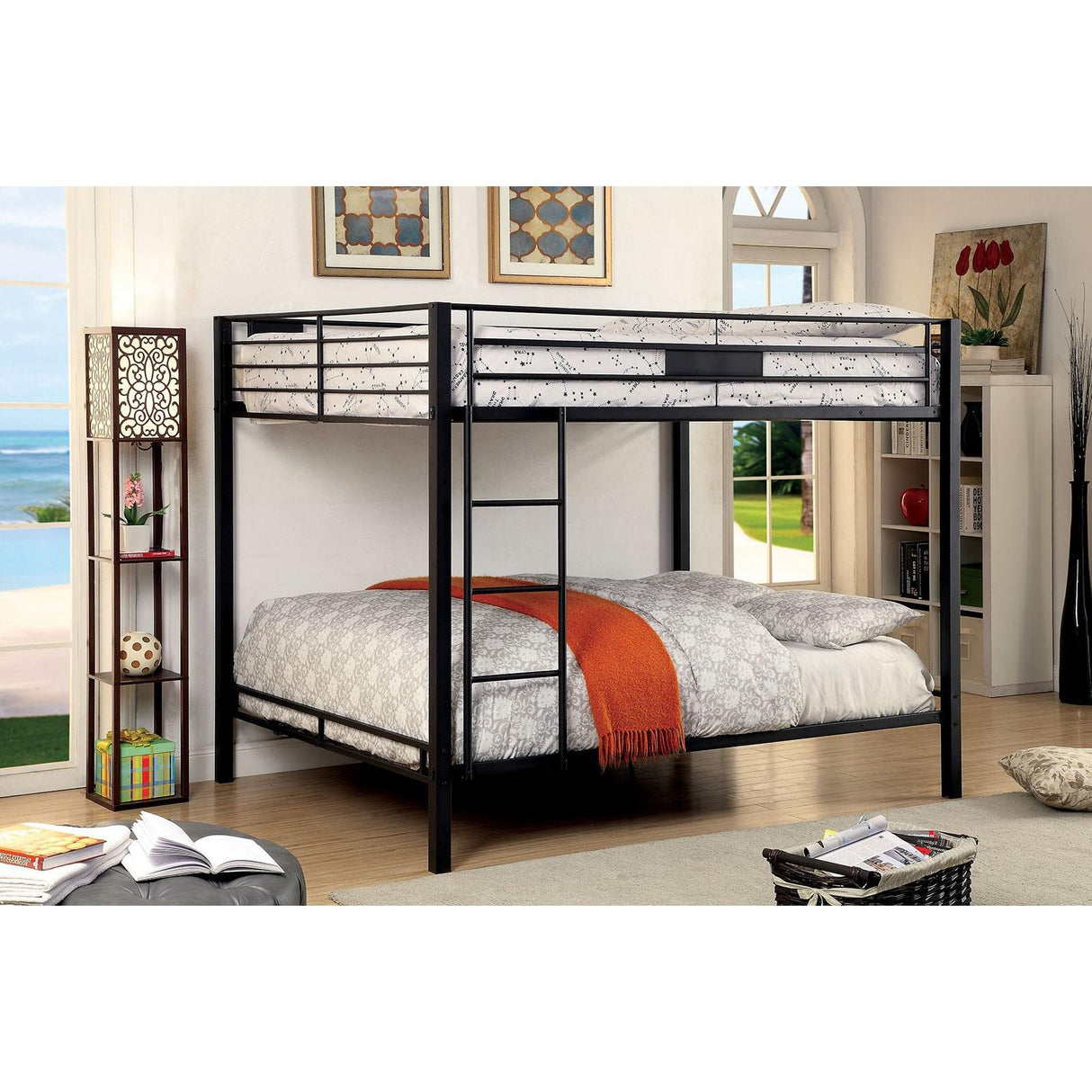 Furniture of America Claren CM-BK939QQ Queen/Queen Bunk Bed IMAGE 4