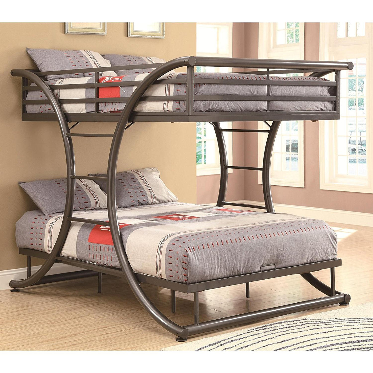 Furniture of America Kids Beds Bunk Bed CM-BK1036GM-BED IMAGE 2
