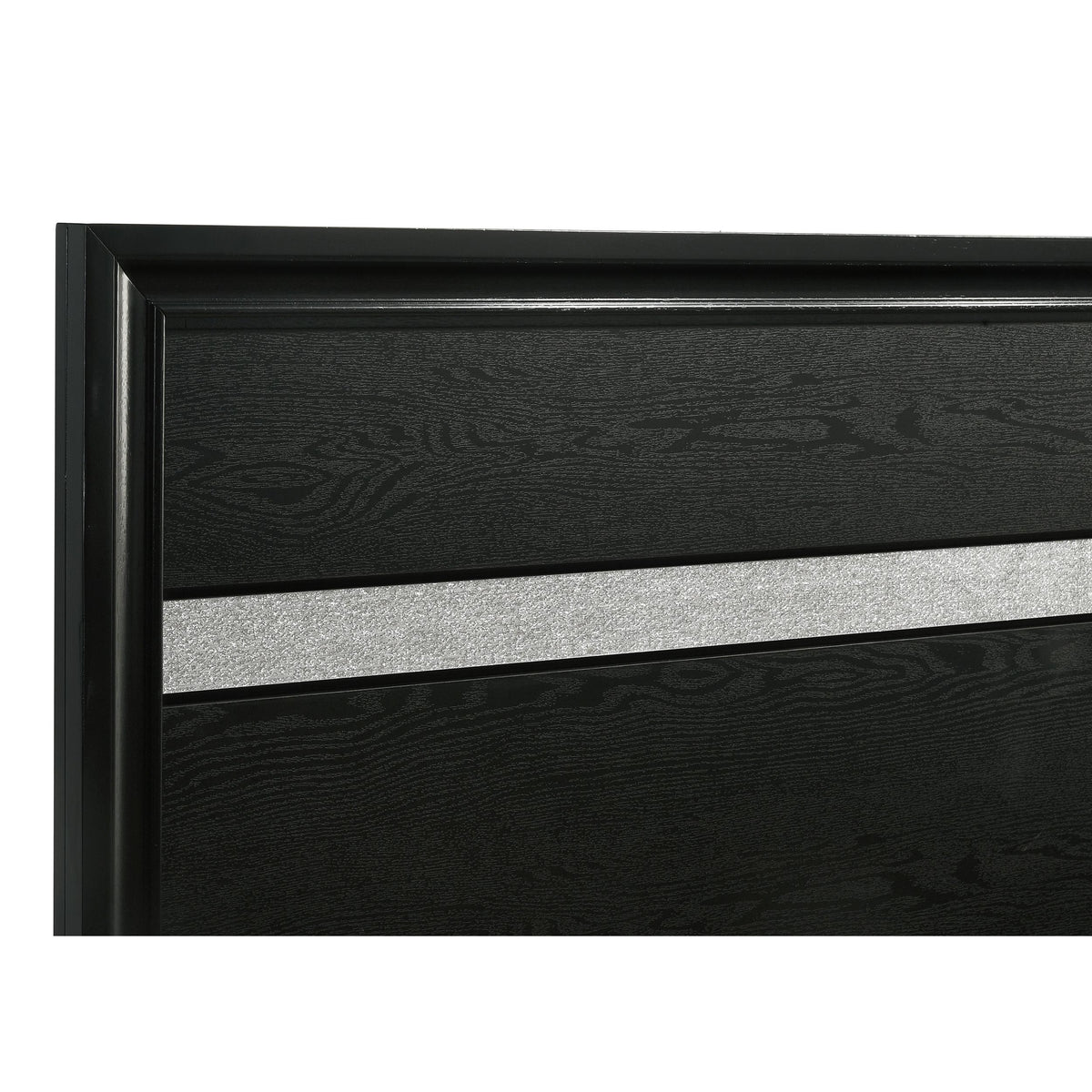 Coaster Furniture Miranda 206361KW 51-inch Wood California King Storage Panel Bed - Black IMAGE 8