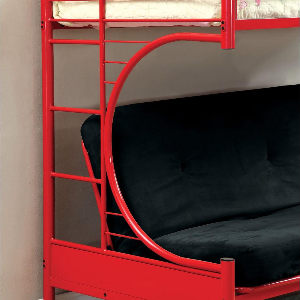 Furniture of America Kids Beds Loft Bed CM-BK1034-RD-BED IMAGE 3