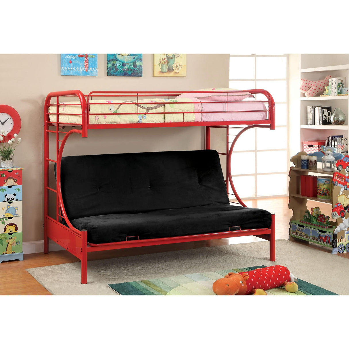 Furniture of America Kids Beds Loft Bed CM-BK1034-RD-BED IMAGE 4
