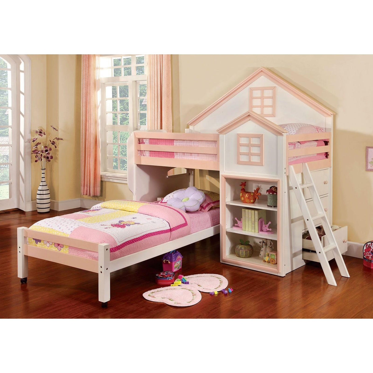 Furniture of America Kids Beds Loft Bed CM-BK131-PW-BED IMAGE 4