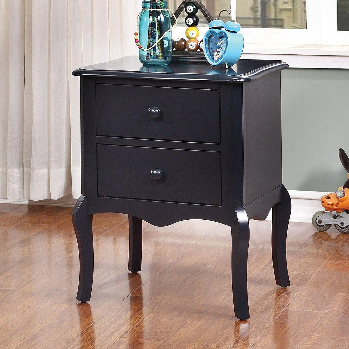 Furniture of America Lexie 2-Drawer Kids Nightstand CM-AC325BL IMAGE 2