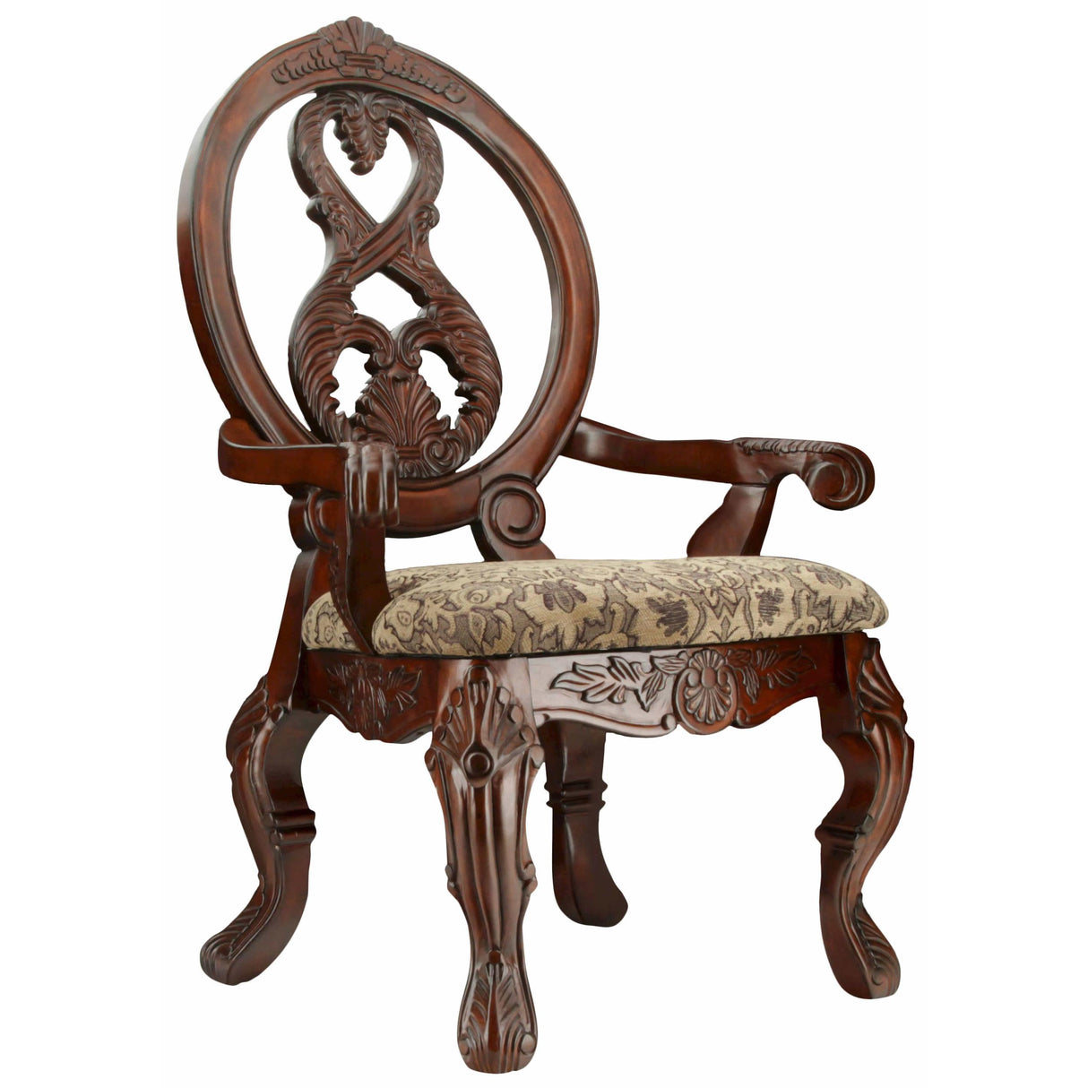 Furniture of America Tuscany II Arm Chair CM3845CH-AC-2PK IMAGE 1