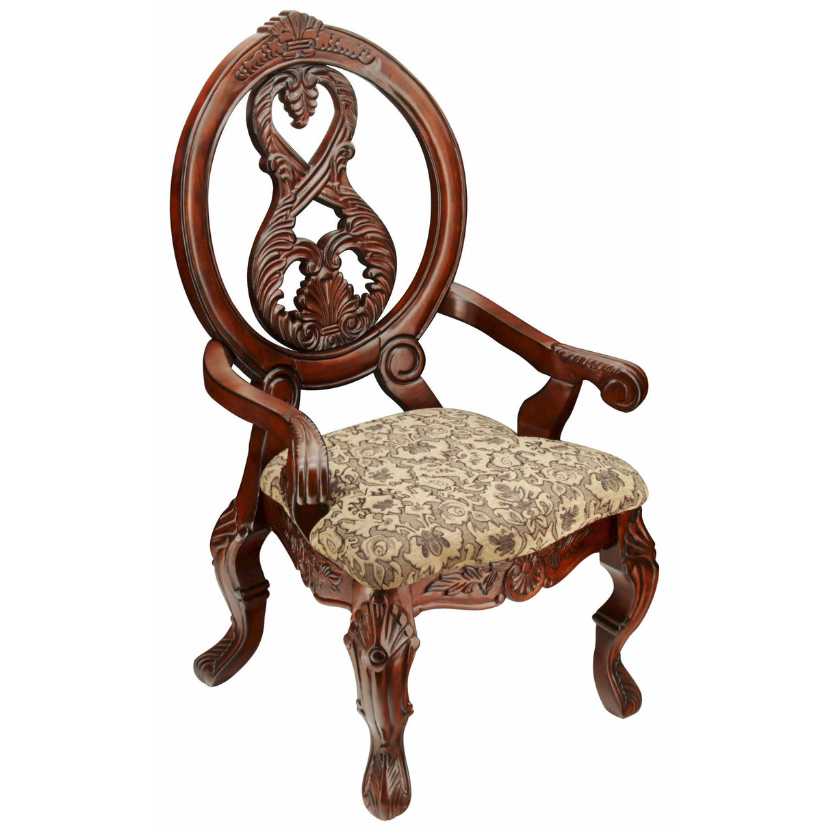 Furniture of America Tuscany II Arm Chair CM3845CH-AC-2PK IMAGE 3