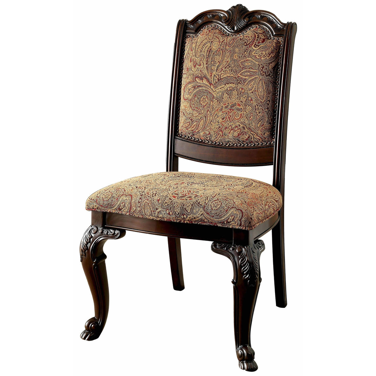 Furniture of America Bellagio CM3319F-SC-2PK Side Chair IMAGE 1