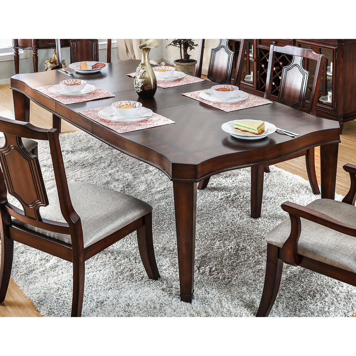 Furniture of America Stevensville Dining Table CM3875T IMAGE 1