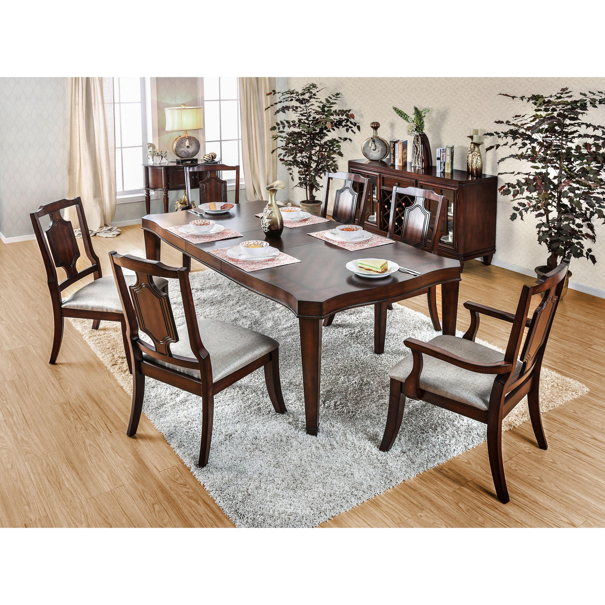 Furniture of America Stevensville Dining Table CM3875T IMAGE 5