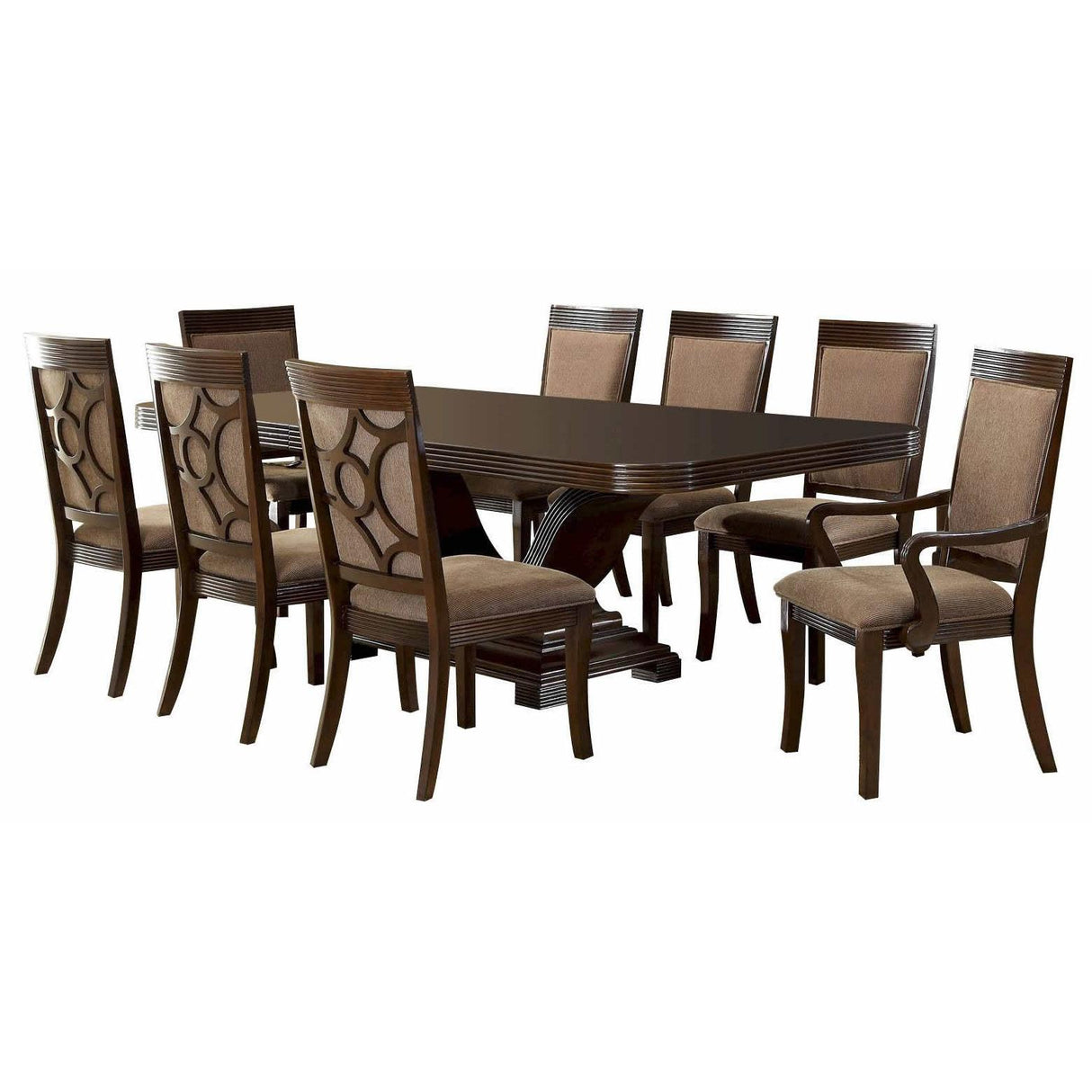 Furniture of America Woodmont CM3663AC-2PK Arm Chair IMAGE 3