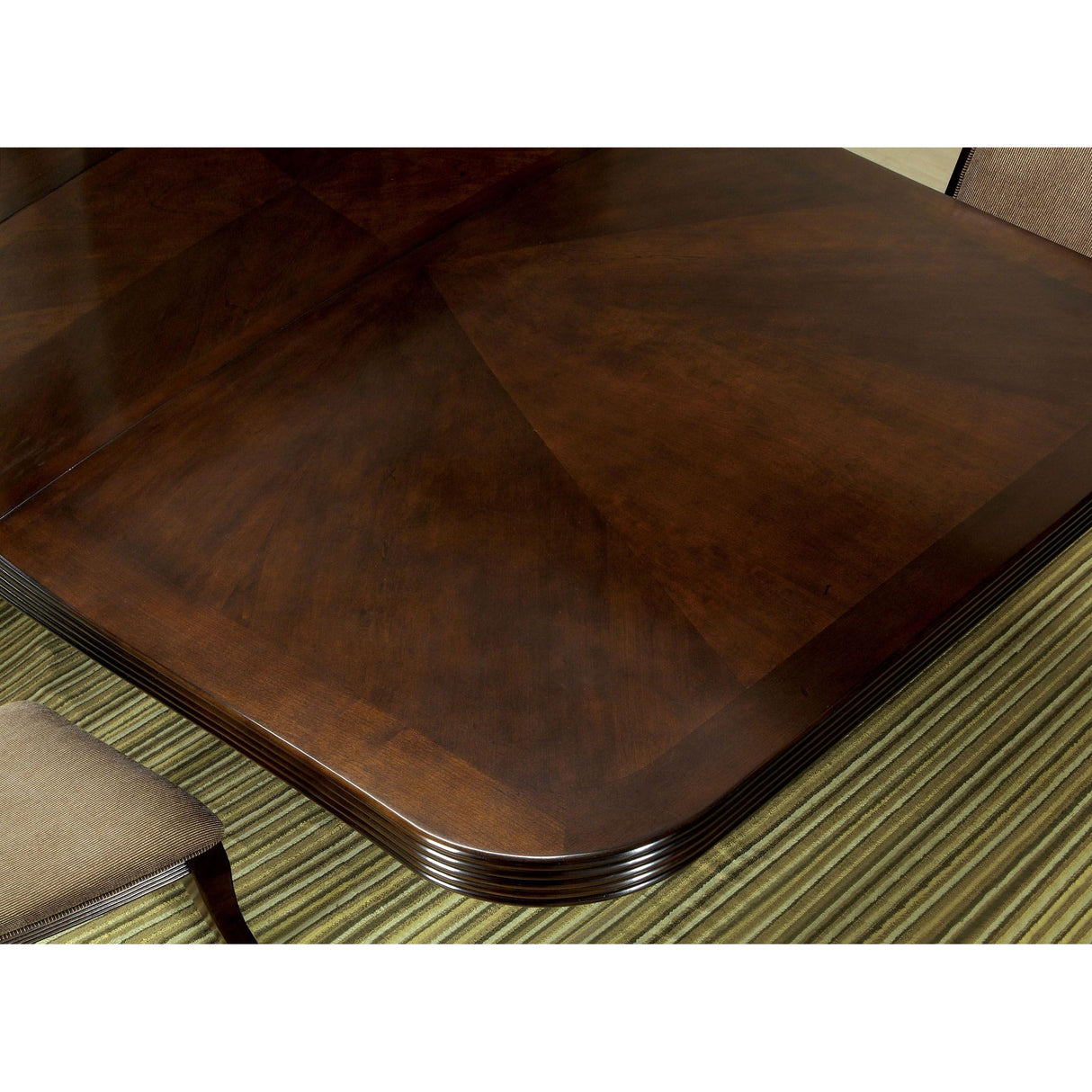 Furniture of America Woodmont Dining Table with Pedestal Base CM3663T-TABLE IMAGE 3