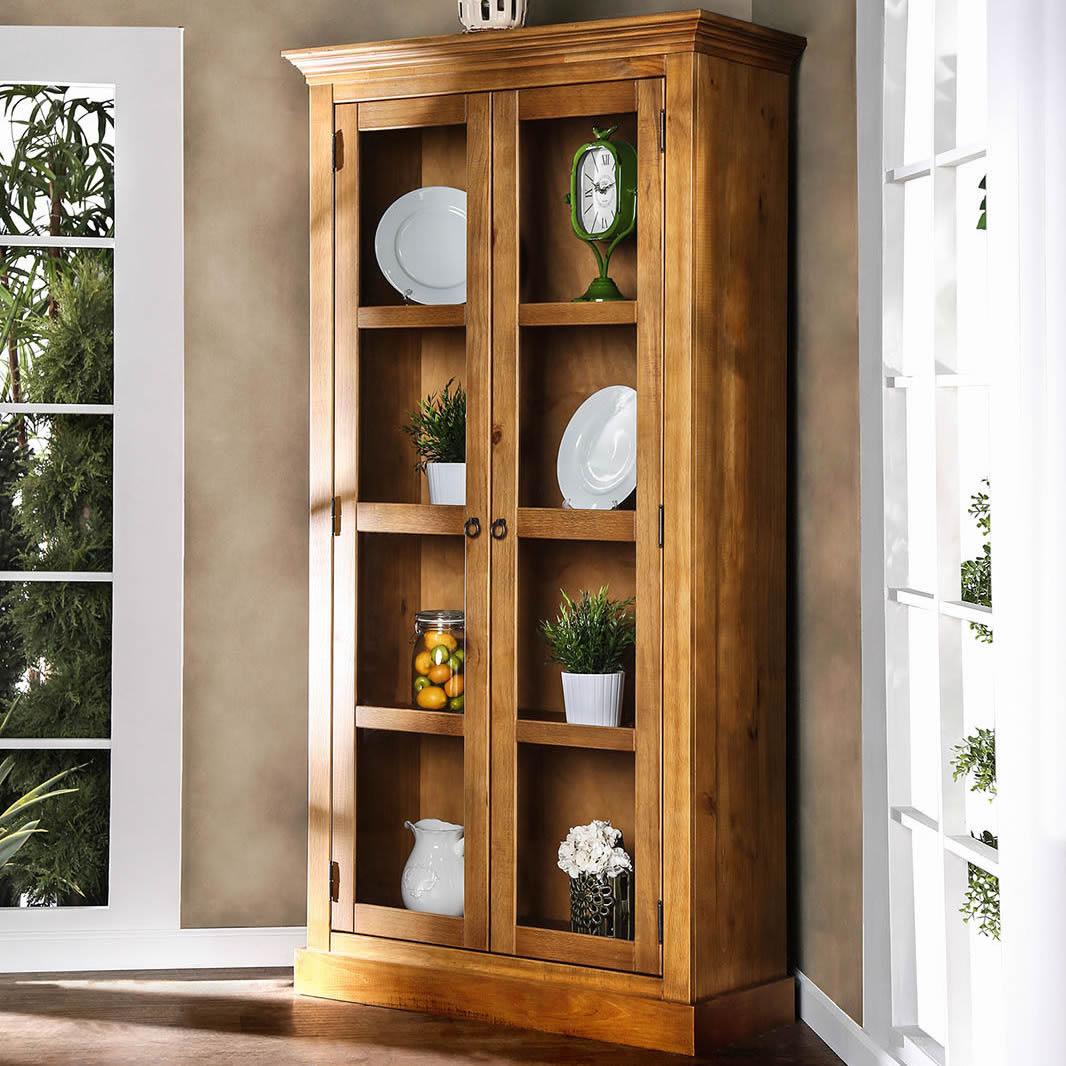 Furniture of America Olinda Display Cabinet CM3442CN IMAGE 2