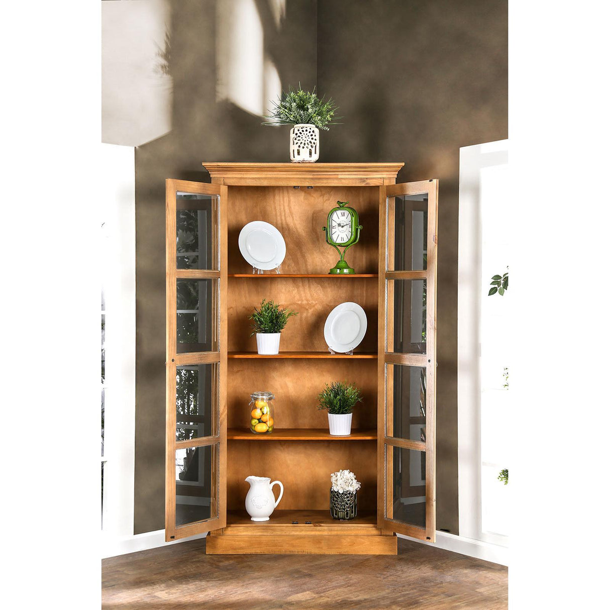 Furniture of America Olinda Display Cabinet CM3442CN IMAGE 4