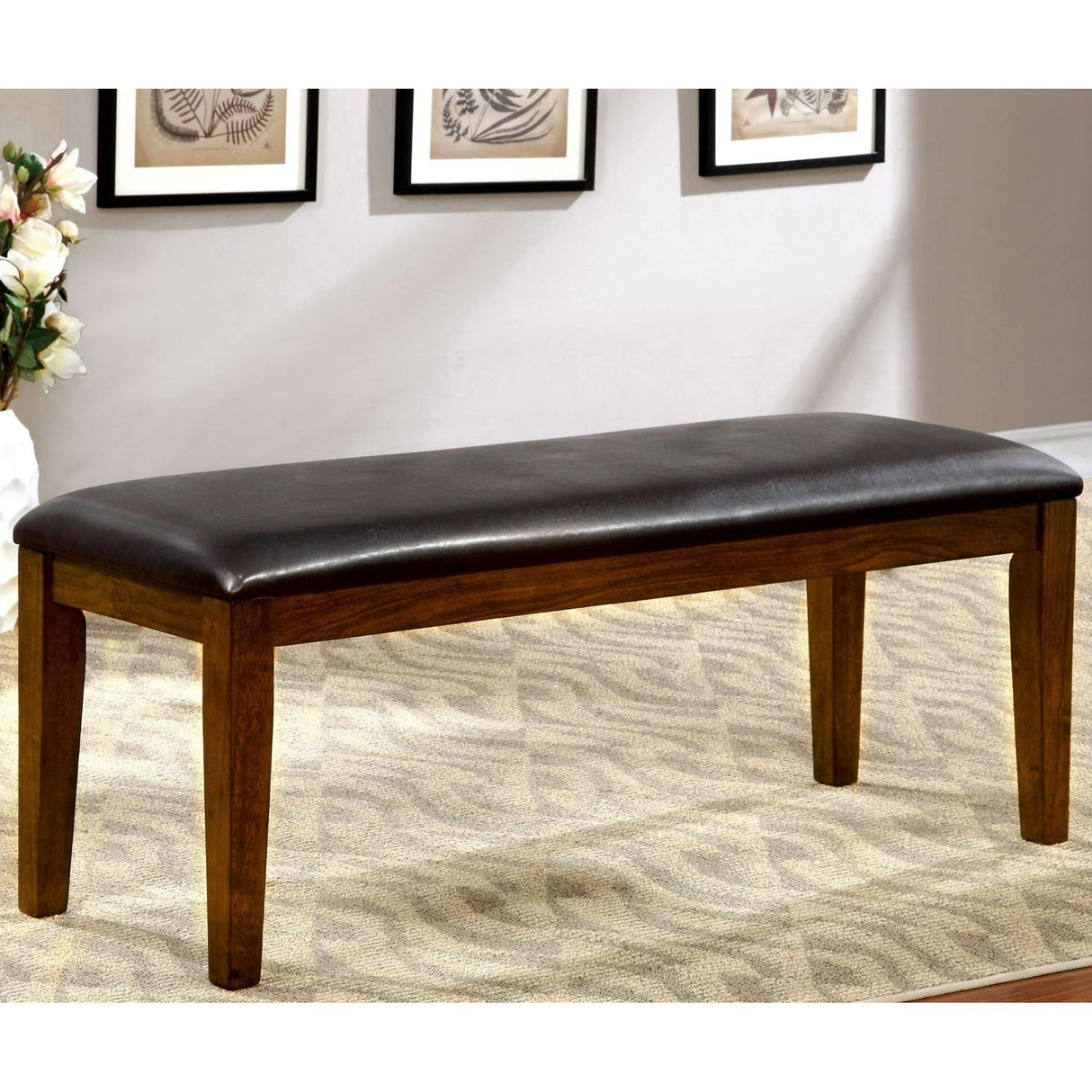 Furniture of America Hillsview Bench CM3916BN IMAGE 3