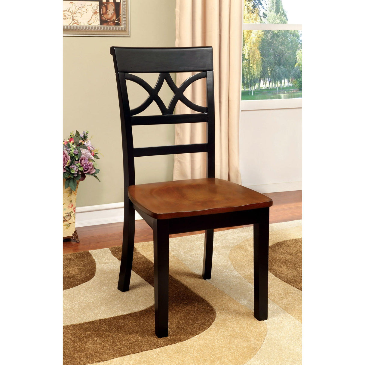 Furniture of America Torrington Dining Chair CM3552BC-SC-2PK IMAGE 2