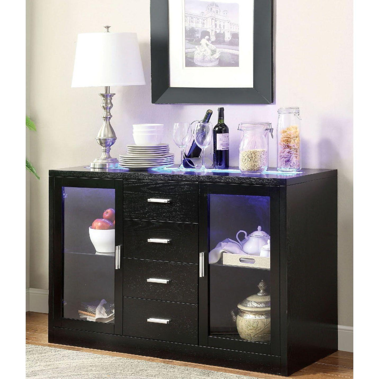 Furniture of America Luminar Server CM3559SV IMAGE 3