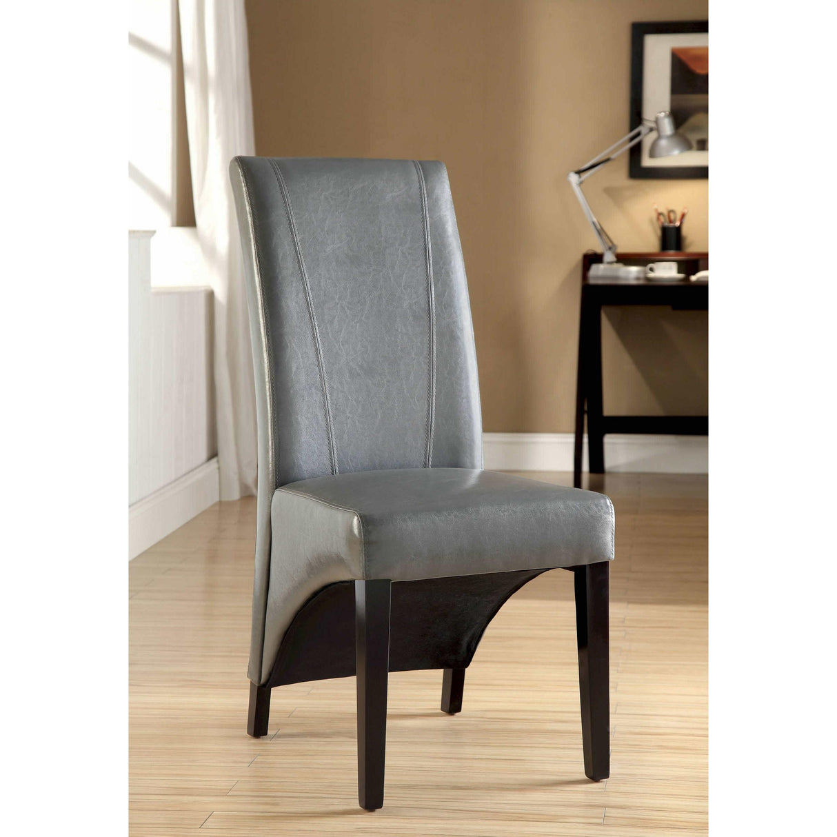 Furniture of America Madison Dining Chair CM3666GY-2PK IMAGE 2