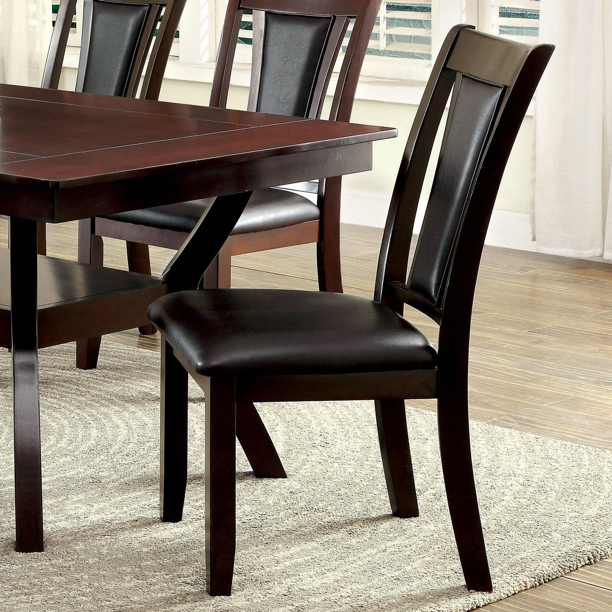 Furniture of America Brent CM3984DK-SC-2PK Side Chair IMAGE 2
