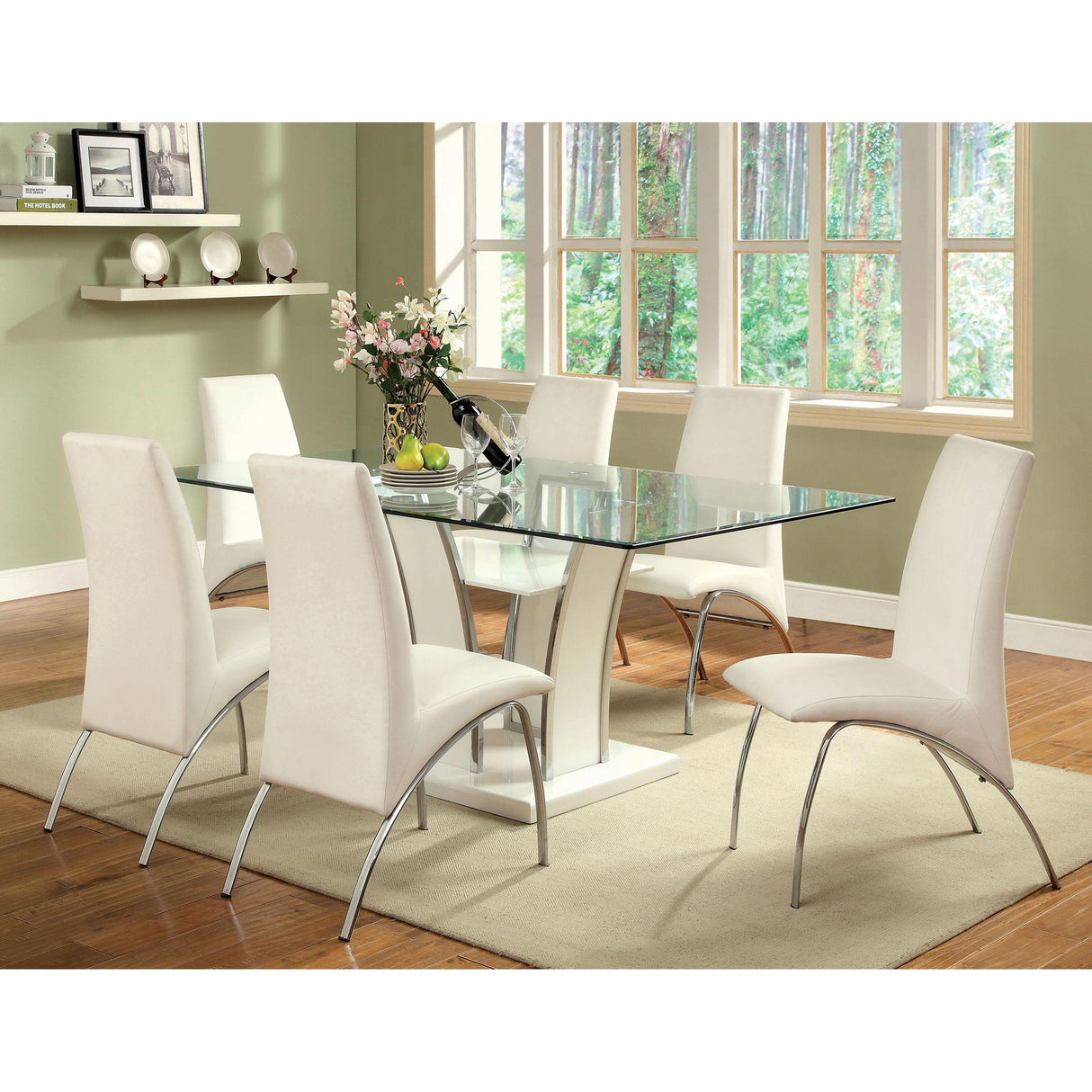 Furniture of America Wailoa CM8370WH-SC-2PK Side Chair IMAGE 4