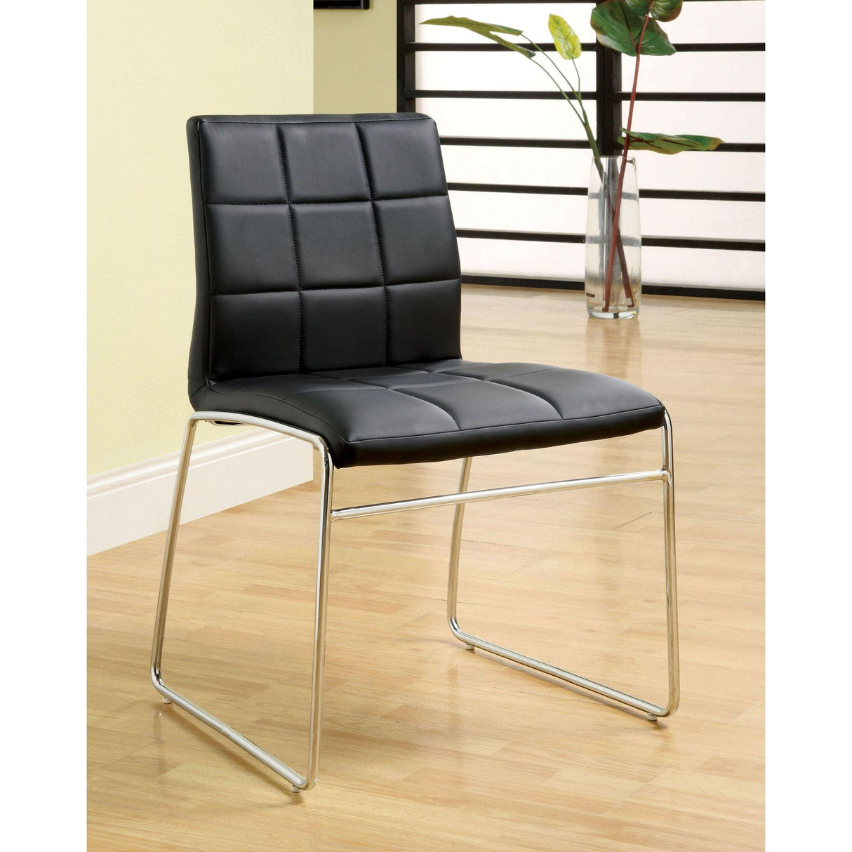 Furniture of America Kona CM8320BK-SC-2PK Side Chair IMAGE 3