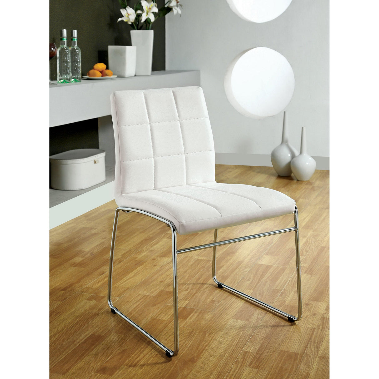 Furniture of America Kona CM8320WH-SC-2PK Side Chair IMAGE 2