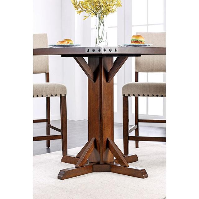 Furniture of America Glenbrook CM3018PT Counter Height Table IMAGE 4
