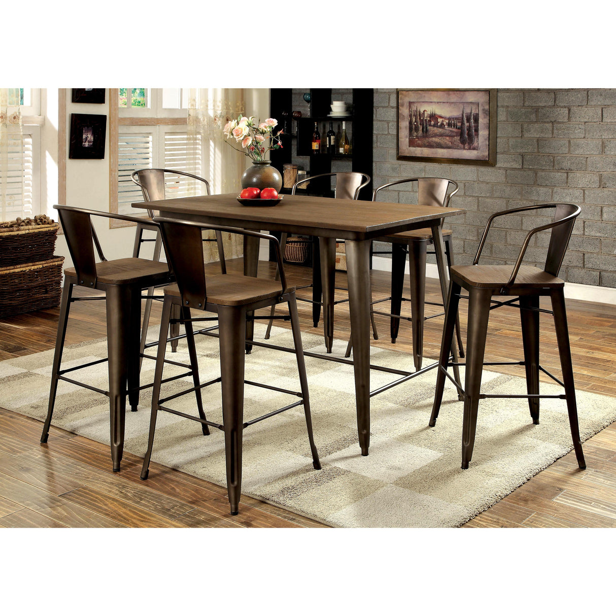 Furniture of America Cooper Counter Height Stool CM3529PC-2PK IMAGE 4
