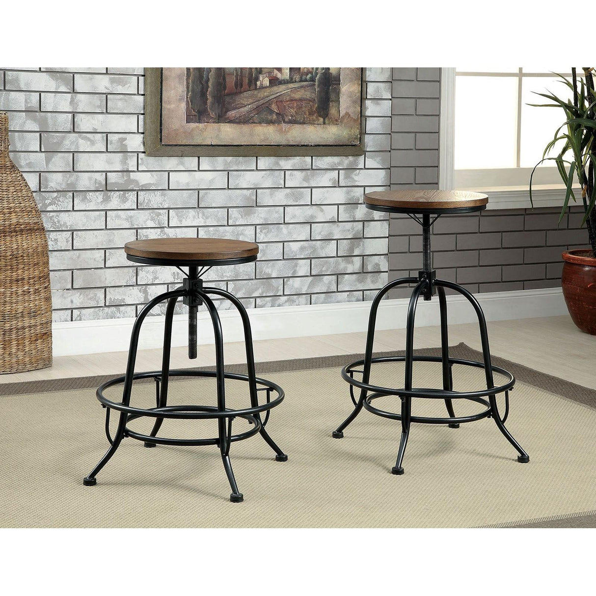 Furniture of America Silvia CM3803PC-2PK Counter Height Chair IMAGE 4