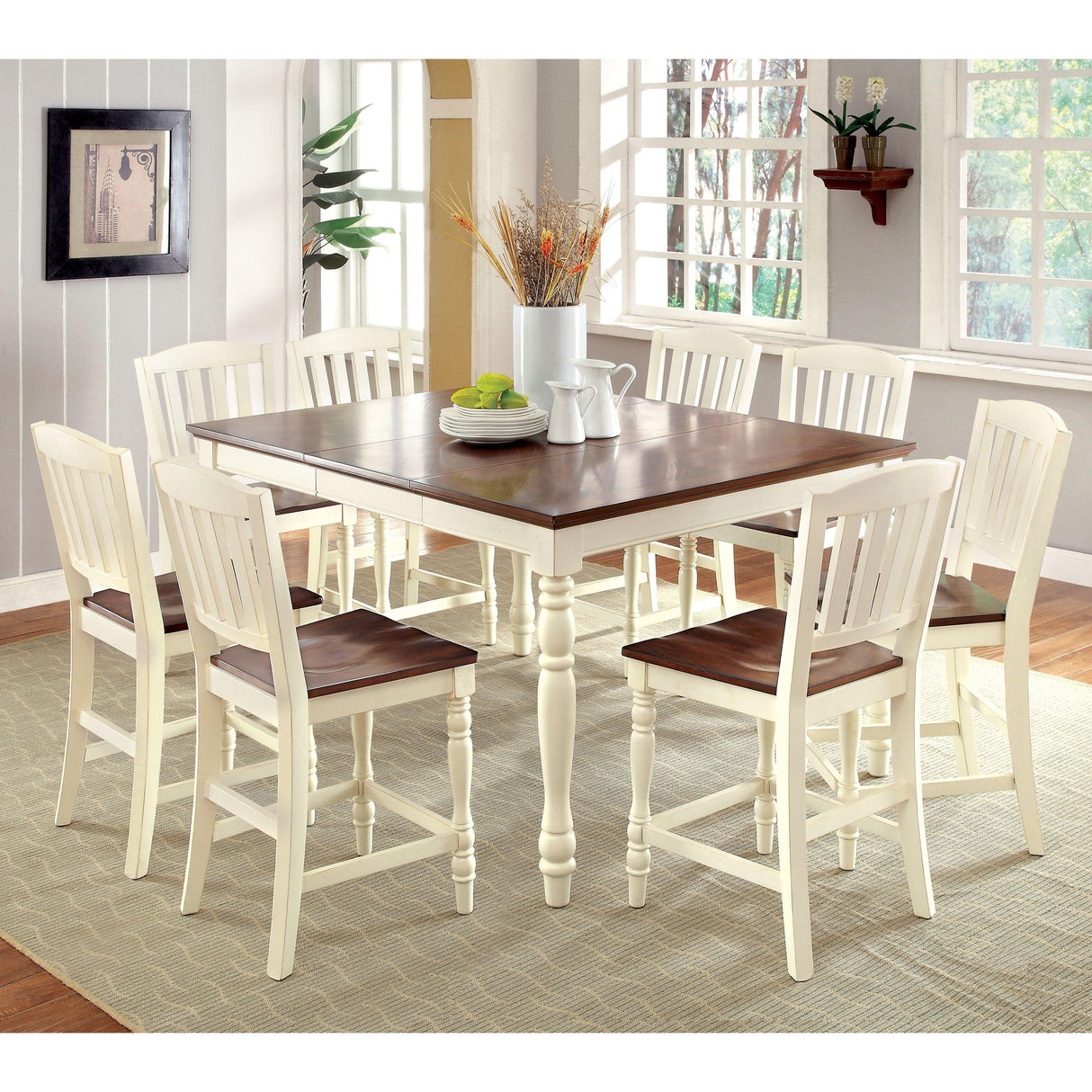 Furniture of America Harrisburg CM3216PC-2PK Counter Height Chair IMAGE 5