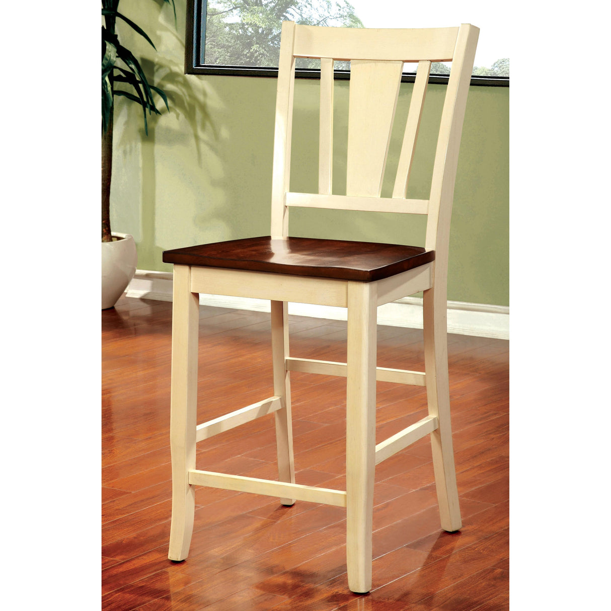 Furniture of America Dover II Counter Height Dining Chair CM3326WC-PC-2PK IMAGE 2