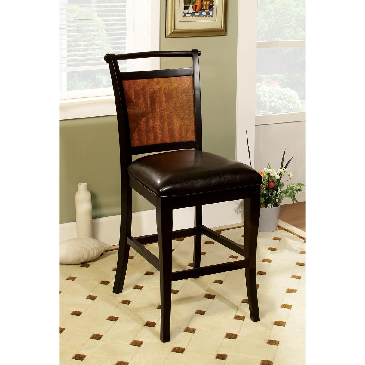 Furniture of America Salida II Counter Height Dining Chair CM3034PC-2PK IMAGE 3